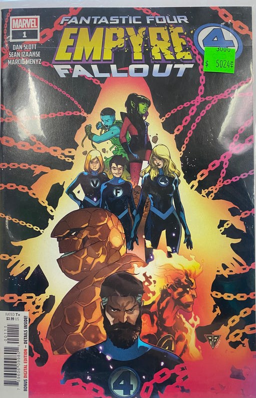 Comic Books Marvel Comics - Empyre Fallout Fantastic Four (2020) 001 (Cond. VF-) - 5024 - Cardboard Memories Inc.