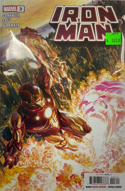 Comic Books Marvel Comics - Iron Man (2020 6th Series) 003 (Cond. VF-) - 5033 - Cardboard Memories Inc.