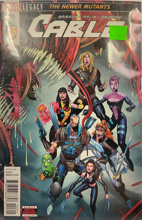 Comic Books Marvel Comics - Cable (2017 4th Series) 153 (Cond. VF-) - 4901 - Cardboard Memories Inc.