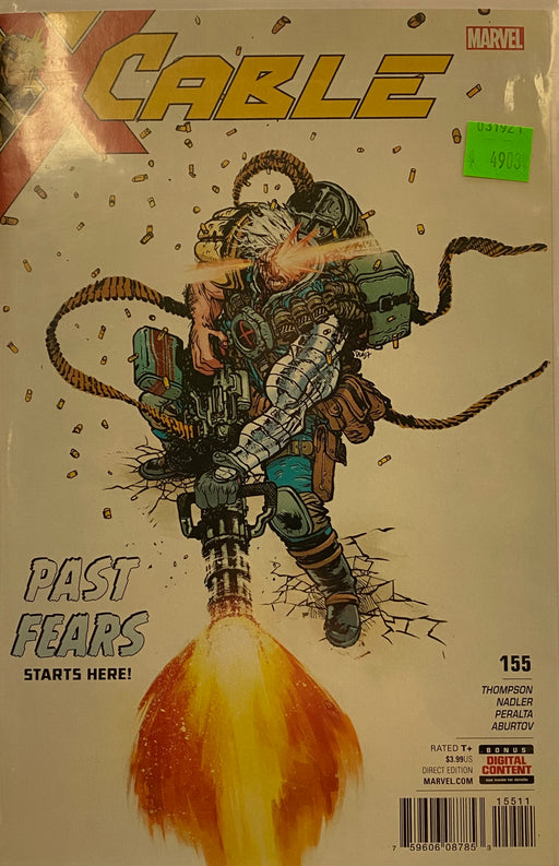 Comic Books Marvel Comics - Cable (2017 4th Series) 155 (Cond. FN-) - 4903 - Cardboard Memories Inc.