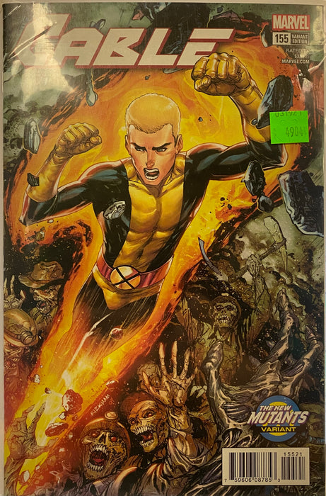 Comic Books Marvel Comics - Cable (207 4th Series) 155 - Cover C New Mutants Variant Edition (Cond. VF-) - 4904 - Cardboard Memories Inc.