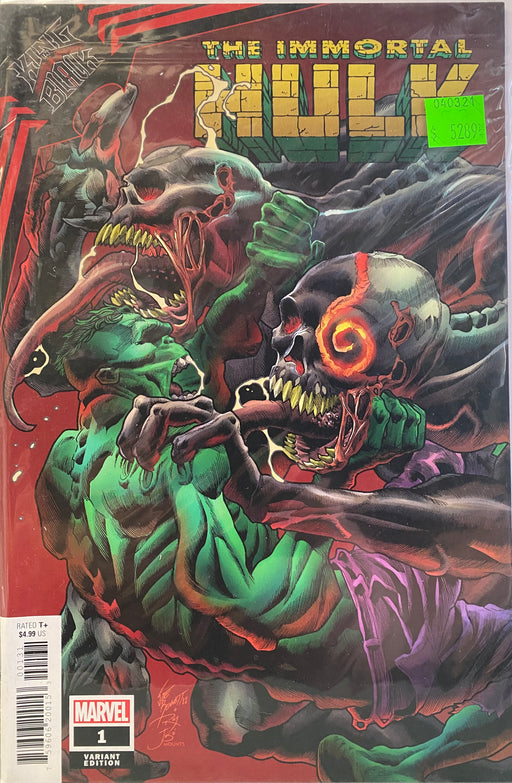 Comic Books Marvel Comics - King in Black Immortal Hulk 001 - Cover C Bennet Variant Edition (Cond. VF-) - 5289 - Cardboard Memories Inc.