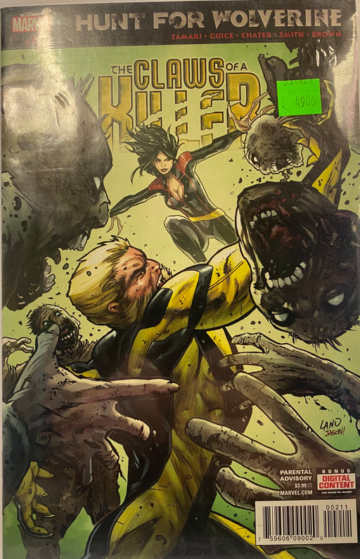 Comic Books Marvel Comics - Hunt for Wolverine Claws of a Killer (2018) 002 (Cond VF-) - 4906 - Cardboard Memories Inc.