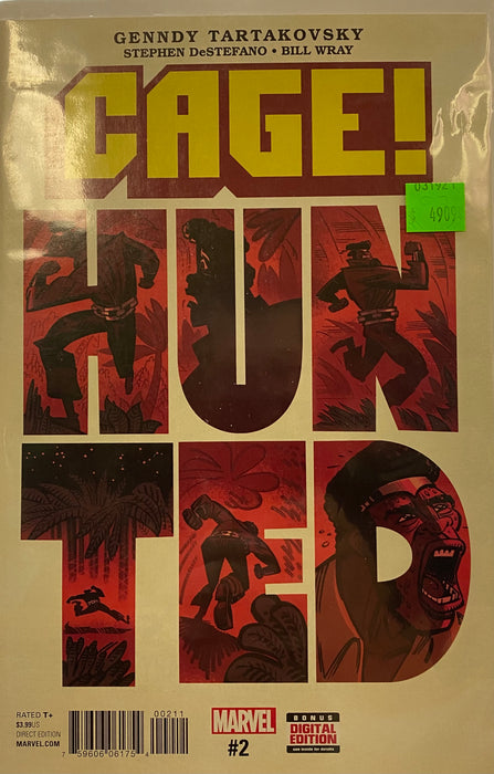 Comic Books Marvel Comics - Cage! (2016) 002 (Cond. VF-) - 4909 - Cardboard Memories Inc.