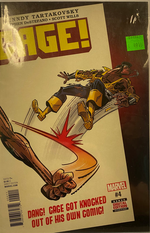 Comic Books Marvel Comics - Cage! (2016) 004 (Cond. VF-) - 4910 - Cardboard Memories Inc.