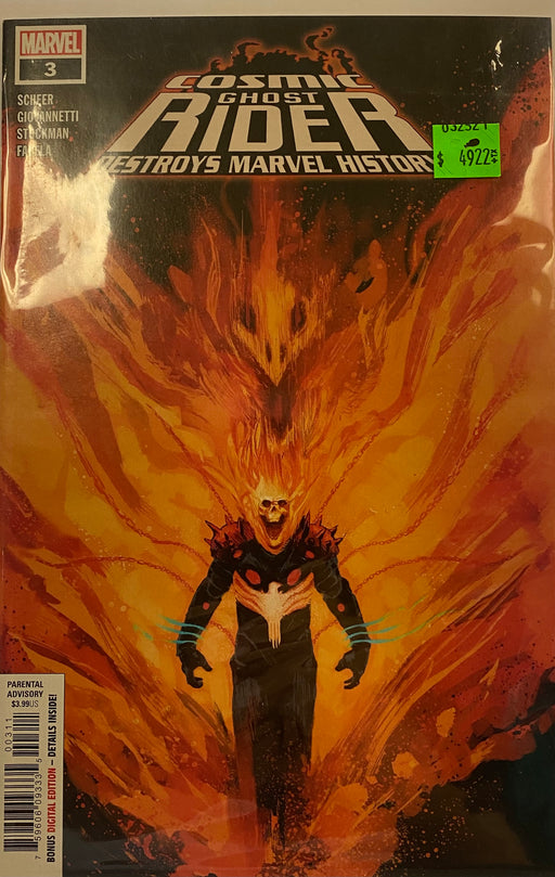 Comic Books Marvel Comics - Cosmic Ghost Rider Destroys Marvel History (2019) 003 (Cond. VF-) - 4922 - Cardboard Memories Inc.