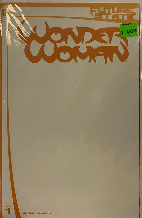 Comic Books DC Comics - Future State - Wonder Woman (2021) 001 - Cover C Blank Variant Edition (Cond. VF-) - 4939 - Cardboard Memories Inc.
