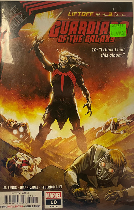 Comic Books Marvel Comics - Guardians Of The Galaxy (2020 7th Series) 010 (Cond. VF-) - 4943 - Cardboard Memories Inc.