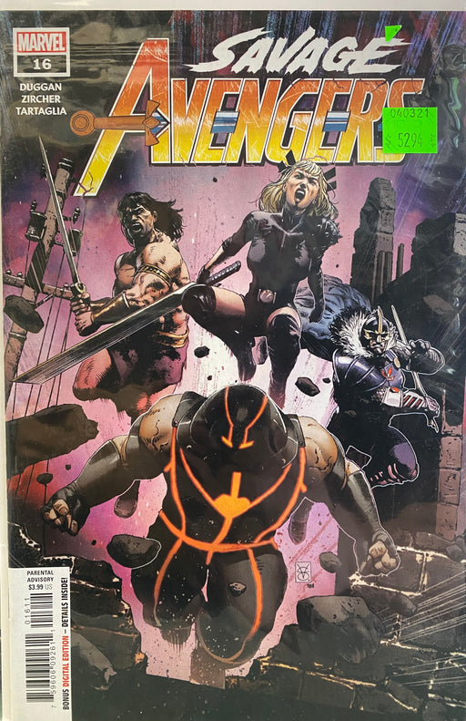 Comic Books Marvel Comics - Savage Avengers (2019) 016 (Cond. VF-) - 5294 - Cardboard Memories Inc.