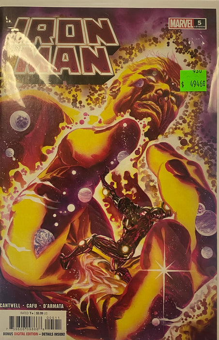 Comic Books Marvel Comics - Iron Man (2020 6th Series) 005 (Cond. VF-) - 4946 - Cardboard Memories Inc.