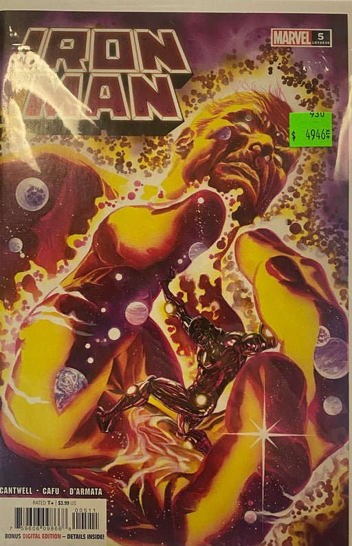 Comic Books Marvel Comics - Iron Man (2020 6th Series) 005 (Cond. VF-) - 4946 - Cardboard Memories Inc.