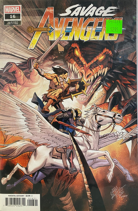 Comic Books Marvel Comics - Savage Avengers (2019) 016 - Cover B Pacheo Variant Edition (Cond. VF-) - 5295 - Cardboard Memories Inc.