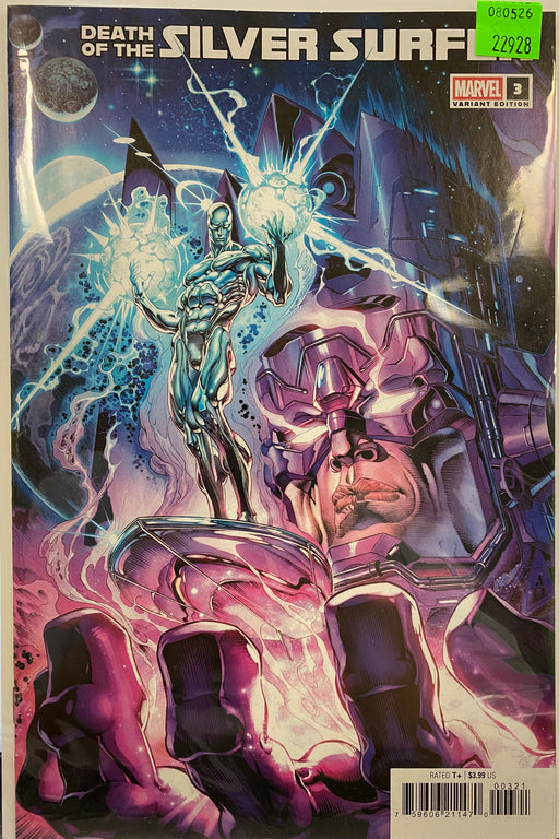 Comic Books Marvel Comics - Death of Silver Surfer (2025) 003 - Cover B Claudio Castellini Variant Edition (Cond. VF-) - 22928 - Cardboard Memories Inc.