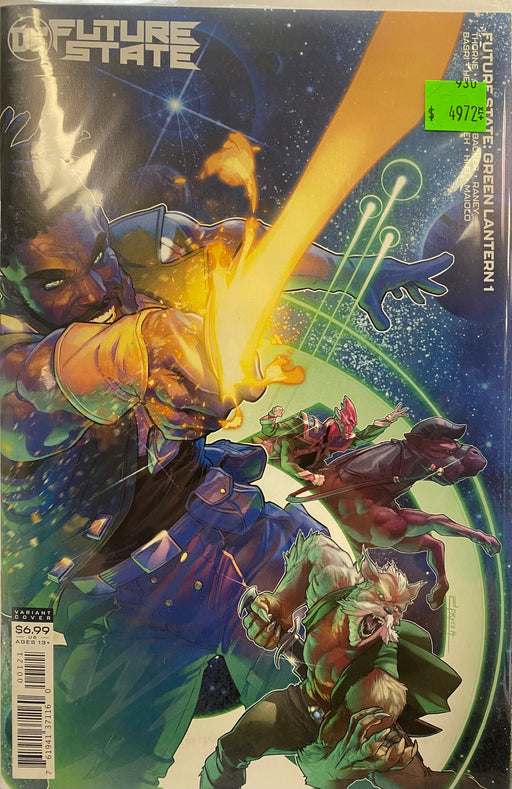 Comic Books DC Comics - Future State - Green Lantern (2021) 001 - Cover B Card Stock Variant Edition (Cond. VF-) - 4972 - Cardboard Memories Inc.