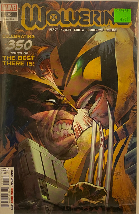 Comic Books, Hardcovers & Trade Paperbacks Marvel Comics - Wolverine (2020 6th Series) 008 (Cond. VF-) - 4981 - Cardboard Memories Inc.