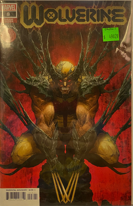 Comic Books Marvel Comics - Wolverine (2020 6th Series) 008 - Cover B Rapoza Knullified Variant Edition (Cond. VF-) - 4982 - Cardboard Memories Inc.