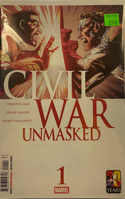 Comic Books Marvel Comics - Civil War Unmasked (2026) 001 (Cond. VF-) - 22978 |
Cardboard Memories Inc.
75960621471600111