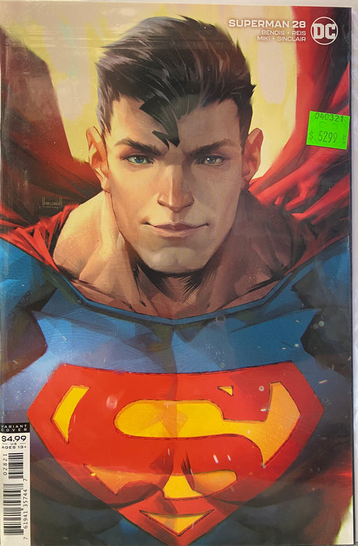 Comic Books DC Comics - Superman (2018 5th Series) 028 - Cover B Kael Ngu Card Stock Variant Edition (Cond. VF-) - 5299 - Cardboard Memories Inc.