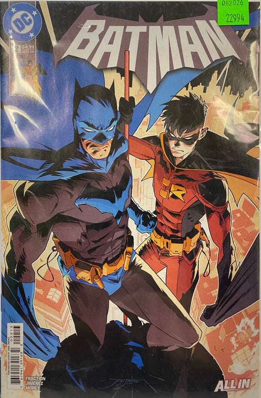 Comic Books DC Comics - Batman (2025 4th Series) 002 - 2nd Printing (Cond. VF-) - 22994 - Cardboard Memories Inc.