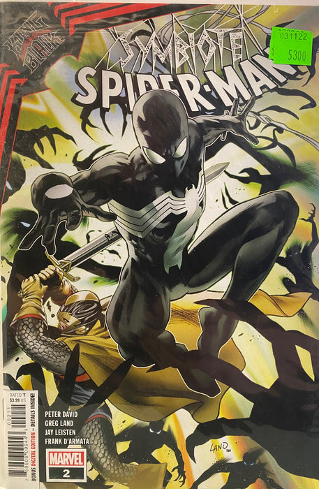 Comic Books Marvel Comics - Symbiote Spider-Man King in Black (2021) 002 (Cond. VF-) - 5300 - Cardboard Memories Inc.