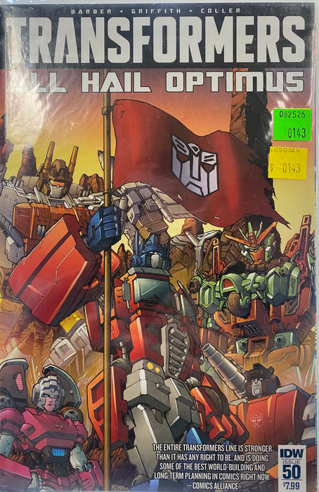 Comic Books IDW Comics - Transformers (2012) 050 (Cond. VF-) - 0143 |
Cardboard Memories Inc.
82771400306205011