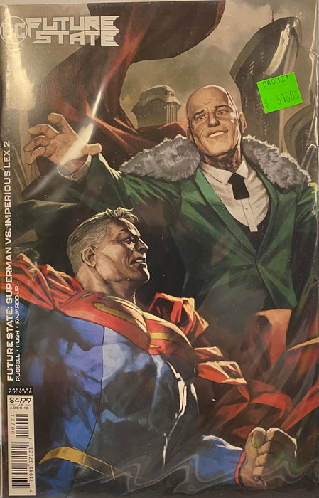 Comic Books DC Comics - Future State - Superman vs Imperious Lex (2021) 002 - Cover B Card Stock Variant Edition (Cond. VF-) - 5188 - Cardboard Memories Inc.