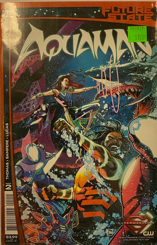 Comic Books DC Comics - Future State - Aquaman (2021) 002 (Cond. VF-) - 5193 - Cardboard Memories Inc.