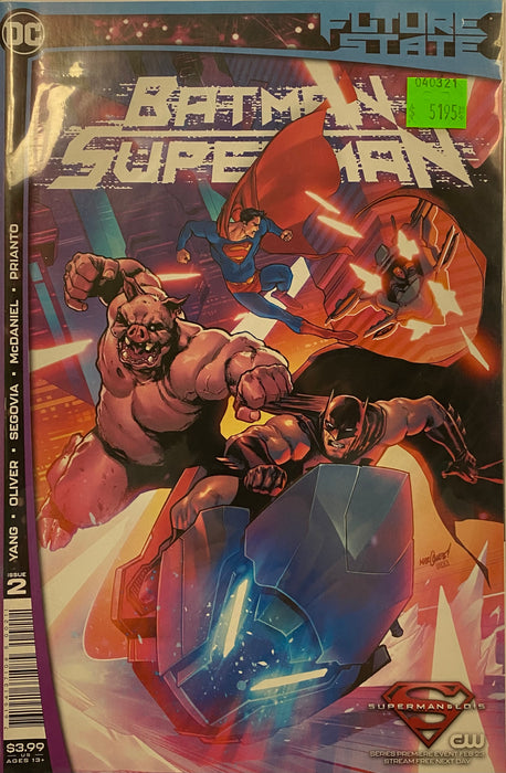 Comic Books DC Comics - Future State - Batman Superman (2021) 002 (Cond. VF-) - 5195 - Cardboard Memories Inc.