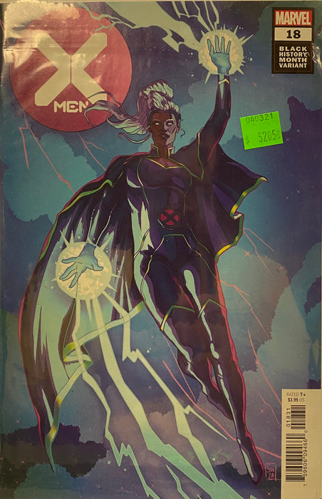 Comic Books, Hardcovers & Trade Paperbacks Marvel Comics - X-Men (2019) 018 - Cover C Souza Storm Black History Month Variant Edition (Cond. VF-) - 5205 - Cardboard Memories Inc.