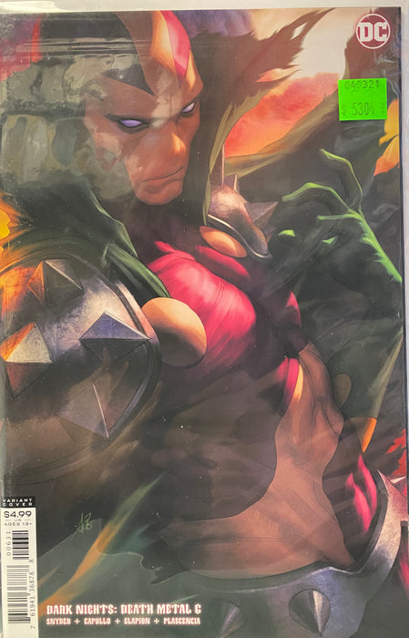 Comic Books DC Comics - Dark Nights Death Metal (2020) 006 - Cover C Stanley Variant Edition (Cond. VF-) - 5304 - Cardboard Memories Inc.