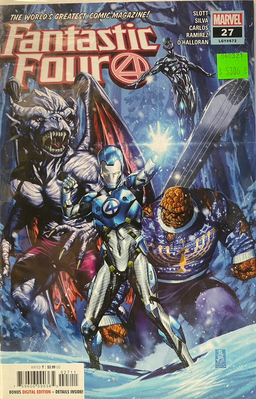 Comic Books Marvel Comics - Fantastic Four (2018 6th Series) 027 (Cond. VF-) - 5306 - Cardboard Memories Inc.