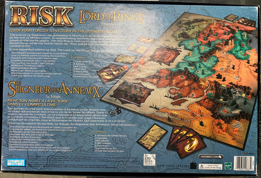 Board Games Parker Brothers - Risk - Lord of the Rings Trilogy Edition - Pre-Owned - Resealed - Cardboard Memories Inc.
