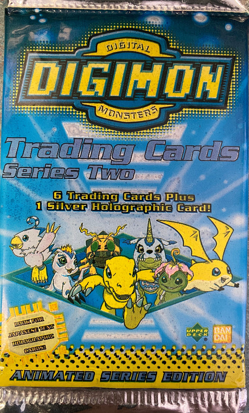 Trading Card Games Upper Deck - 1999 - Digimon - Series 2 - Booster Pack - Cardboard Memories Inc.