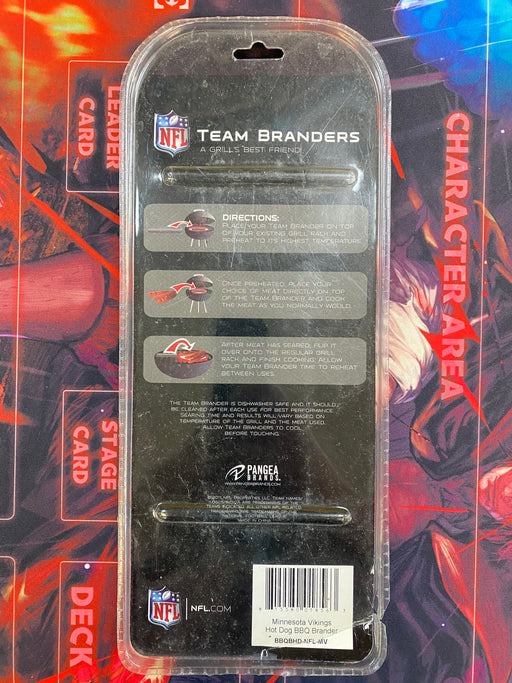 Pangea Brands - NFL - Team Branders - Hot Dog - Minnesota Vikings - DAMAGED PACKAGING - Cardboard Memories Inc.