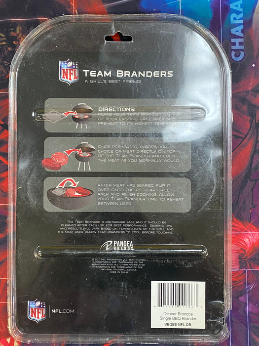 Pangea Brands - NFL - Team Branders - Burger - Denver Broncos - DAMAGED PACKAGING - Cardboard Memories Inc.