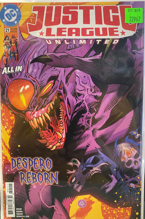 Comic Books DC Comics - Justice League Unlimited (2024) 021 (Cond. VF-) - 22967 |
Cardboard Memories Inc.
76194138573002111