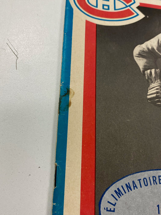 Magazine Montreal Forum - Montreal Canadiens Hockey Official Program - 1964-65 Stanley Cup Playoffs - Vintage Magazine (Cond. VF-) - MG0102 - Cardboard Memories Inc.
