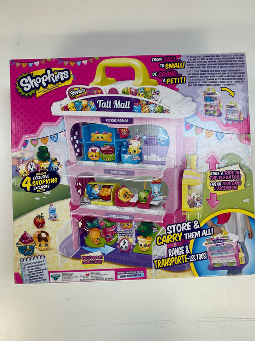 Action Figures and Toys Import Dragon - Shopkins - Happy Places - Tall Mall - Cardboard Memories Inc.