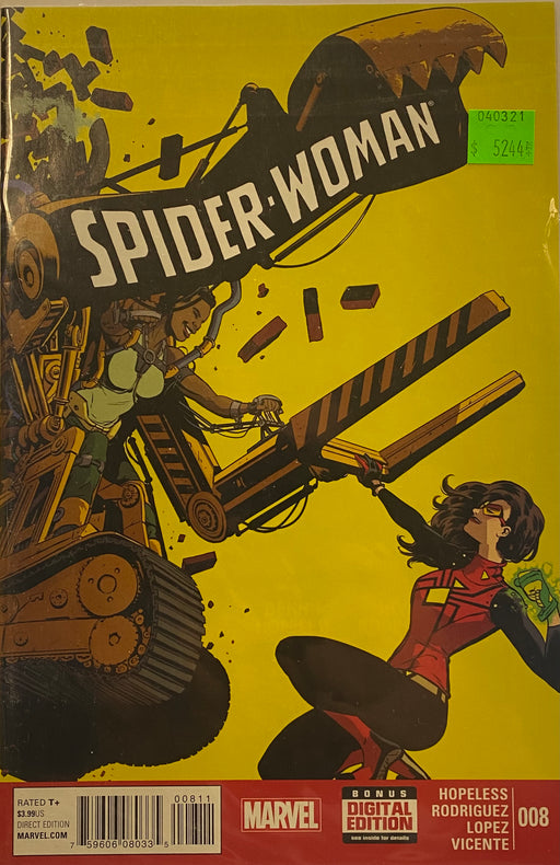 Comic Books Marvel Comics - Spider-Woman (2014 5th Series) 008 (Cond. VF-) - 5244 - Cardboard Memories Inc.