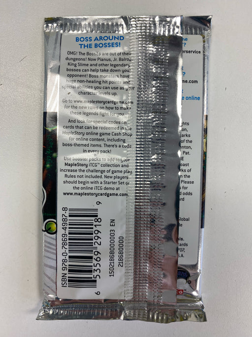 Trading Card Games Wizards of the Coast - Maple Story TCG - OMG Bosses! - Booster Pack - Cardboard Memories Inc.