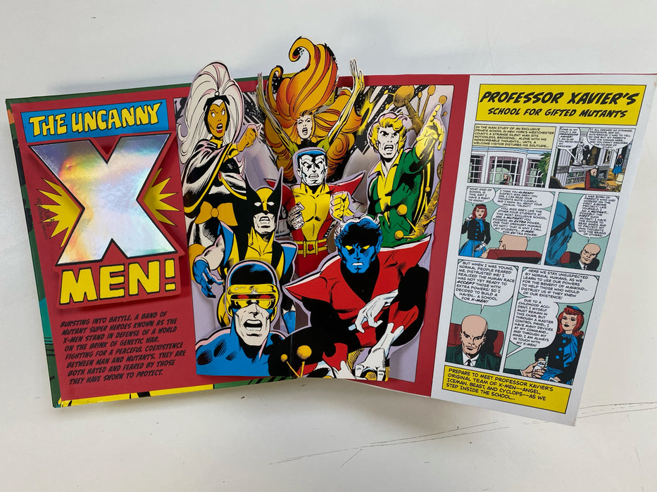 Comic Books, Hardcovers & Trade Paperbacks Candlewick Press - Marvel Comics X-Men Pop-Up Book - Pre-Owned (Cond. FN-) - HC0210 - Cardboard Memories Inc.