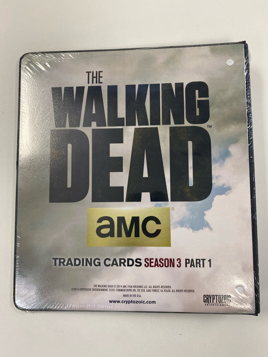 Walking Dead - Season 3 Part 1 Trading Cards - Binder Sealed Cardboard Memories Inc. Walking Dead - Season 3 Part 1 Trading Cards - Binder Sealed Cardboard Memories Inc.
