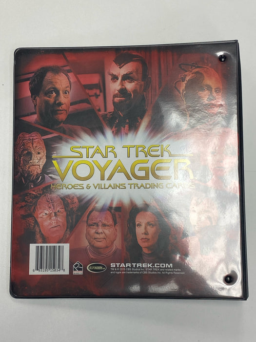 Non Sports Cards Rittenhouse - 2014 - Star Tek Voyager - Heroes & Villains Collectors Binder - Cardboard Memories Inc.