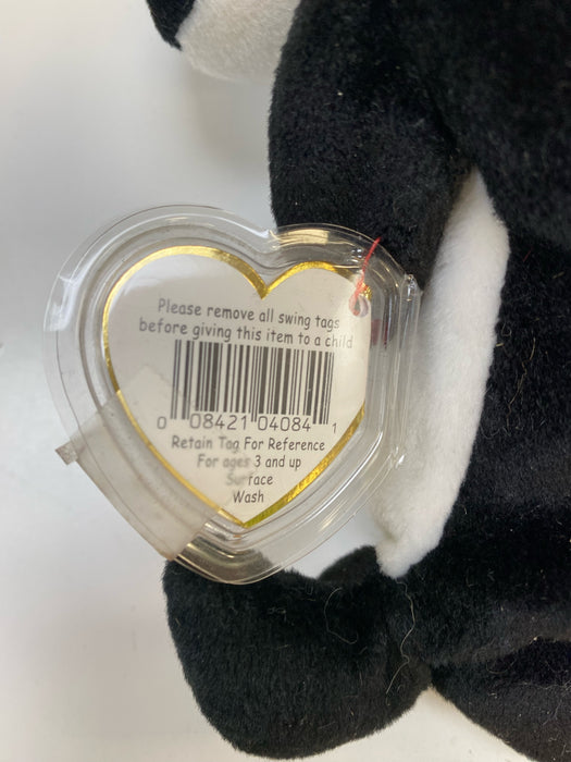 Plush TY Beanie Babies - Waves the Whale - Cardboard Memories Inc.