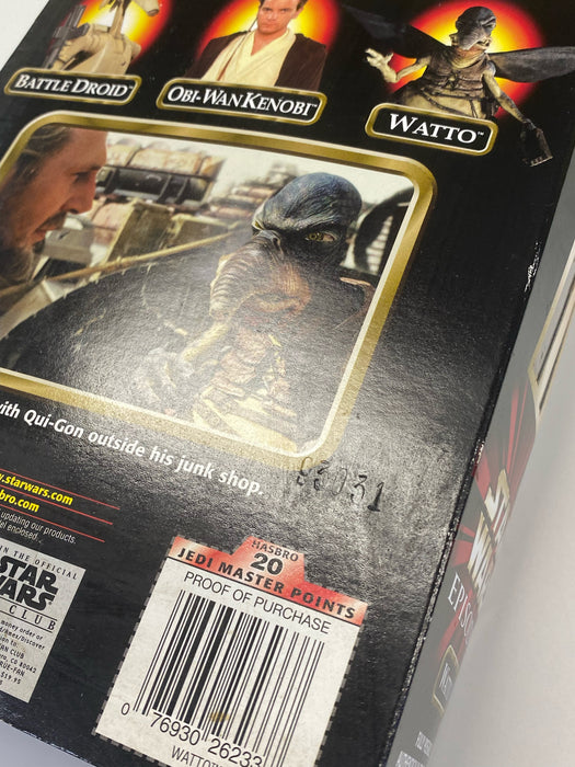 Action Figures and Toys Hasbro - Star Wars - Episode 1 - Watto - 12" Action Figure *DAMAGED BOX* - Cardboard Memories Inc.