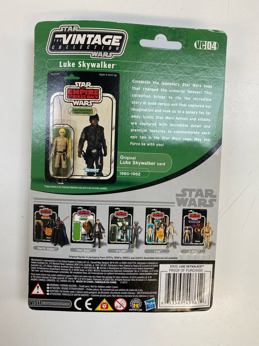Action Figures and Toys Hasbro - Star Wars - Revenge of the Sith 2010 Vintage Series - Luke Skywalker Bespin Fatigues 6" Action Figure - Cardboard Memories Inc.