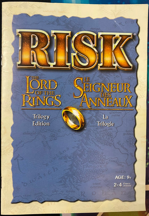 Board Games Parker Brothers - Risk - Lord of the Rings Trilogy Edition - Pre-Owned - Resealed - Cardboard Memories Inc.