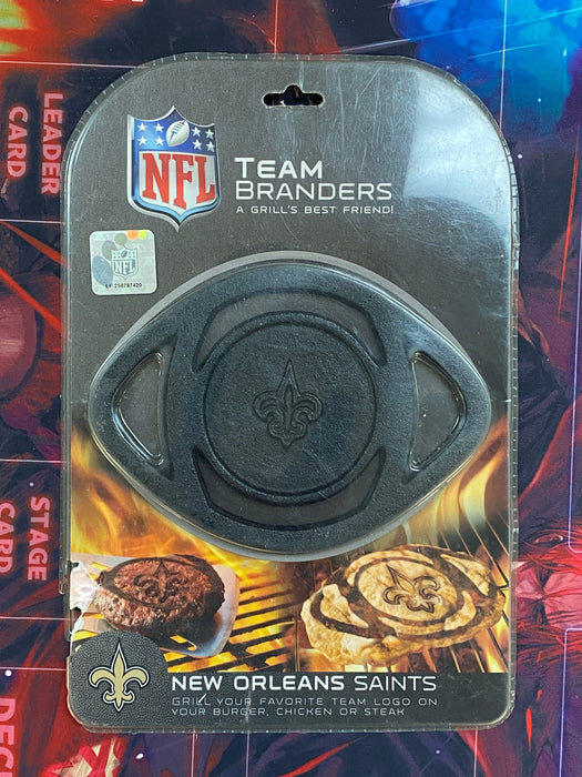 Pangea Brands - NFL - Team Branders - Burger - New Orleans Saints - DAMAGED PACKAGING - Cardboard Memories Inc.