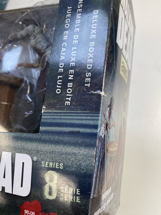 Action Figures and Toys McFarlane Toys - Walking Dead  - Series 8 - Morgan with Impaled Walker - Action Figure *DAMAGED BOX* - Cardboard Memories Inc.