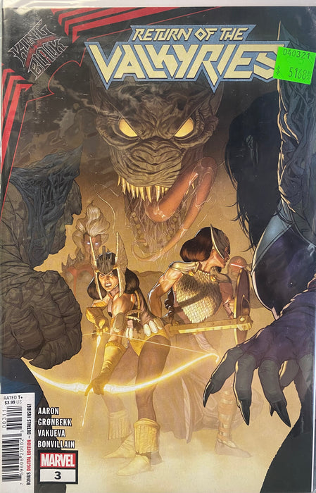 Comic Books Marvel Comics - King in Black - Return of the Valkyries (2021) 003 (Cond. VF-) - 5168 - Cardboard Memories Inc.